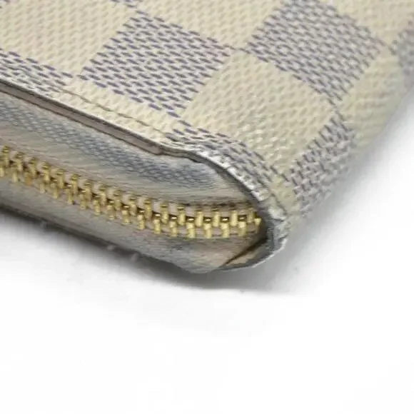 $915 Louis Vuitton  Damier Azur Zippy Wallet SD3196 - Picture 12 of 15